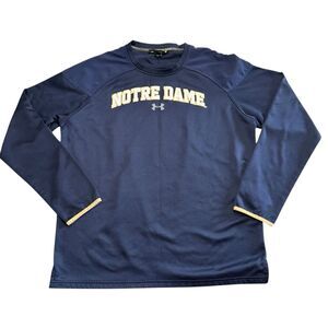 Under Armour Notre Dame Large Protect This House Heavy Waffle Knit Shirt *FLAW*